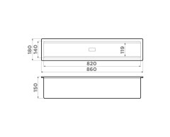 встраиваемая сушка для посуды Omoikiri DRY-03 PRO WH