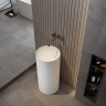 Раковина из искусственного камня Vincea VBS-6SP01MW, 400*400*850, напольная