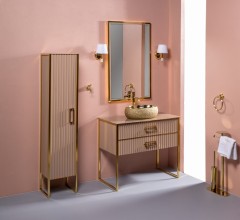 Пенал MONACO капучино глянец + золото R