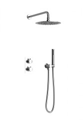 Душевая система с термостатом ALTROBAGNO Юнион (Unione) 040407 Cr