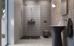 Душевое ограждение Furo Walk-in Хром
