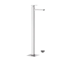 Смеситель для раковины напольный с донным клапаном q design