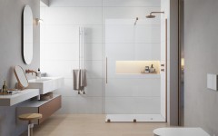 Душевое ограждение Furo Walk-in Брашированная медь