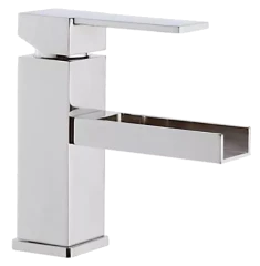 Смеситель для раковины каскадный qubika cascata