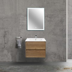 База под раковину Gio 600 подвесная, 2 выкатных ящика soft-close