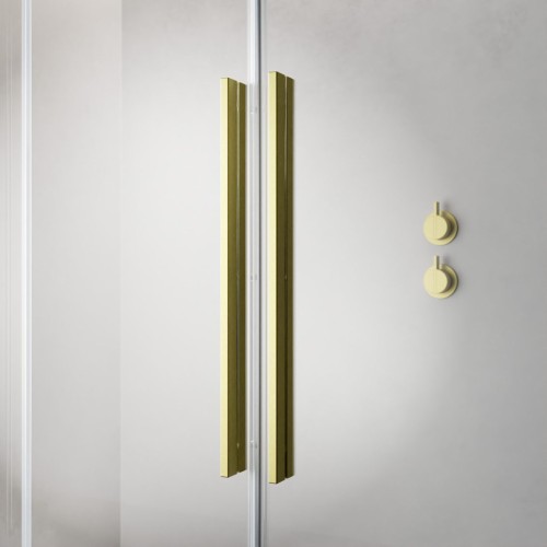 Душевое ограждение Furo SL Walk-in Брашированнoe золото