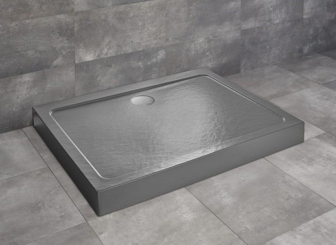 Душевой поддон Doros D Compact Stone Anthracite Антрацит Stone