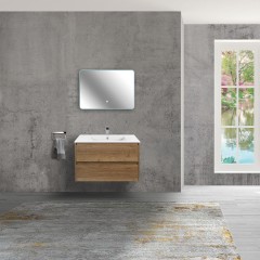 База под раковину Gio 800 подвесная, 2 выкатных ящика soft-close