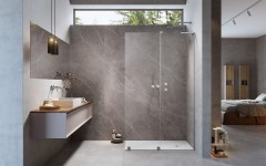 Душевое ограждение Furo SL Walk-in Брашированный никель