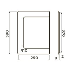 разделочная доска Omoikiri CB-BASIC-370-WD