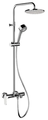 Душевая система для ванны верхний душ из abs 25см class line