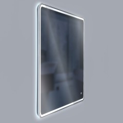 Зеркало LED VLM-3VC100-2 1000х800 c сенсорным выключателем и диммером