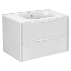 База под раковину Paola 800 подвесная, 2 выкатных ящика soft close