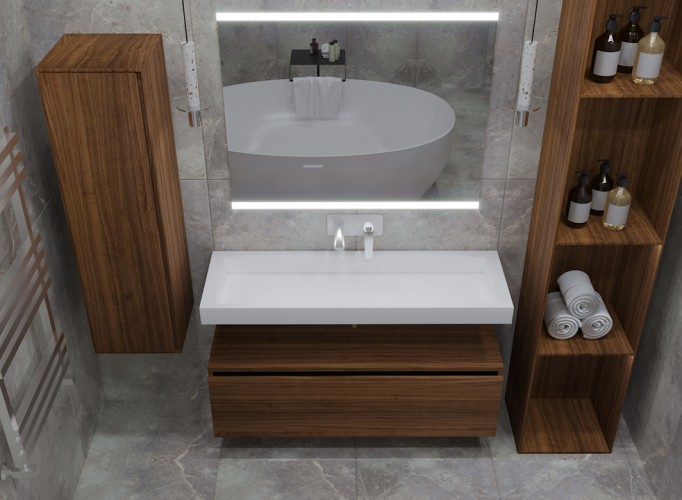 Ящик под столешницу 120см DARK OAK VALLESSI UNO-S