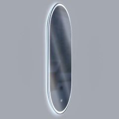 Зеркало LED VLM-3AU100-2 600х1000 c сенсорным выключателем и диммером