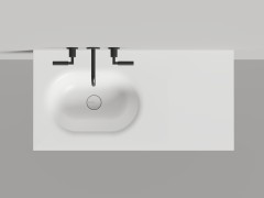 Раковина столешница onda flow oval
