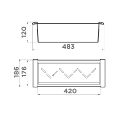 коландер Omoikiri CO-04-LG