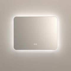 Зеркало LED VLM-3BE800-2 800х600 c сенсорным выключателем и диммером