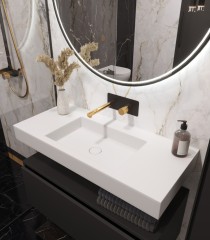 Столешница моноблок FLAT ST 100см (1004*452*100)