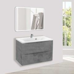 База под раковину Mia 750 подвесная, 2 выкатных ящика soft close