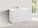 База под раковину Mia 750 подвесная, 2 выкатных ящика soft close