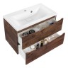 База под раковину Mia 750 подвесная, 2 выкатных ящика soft close