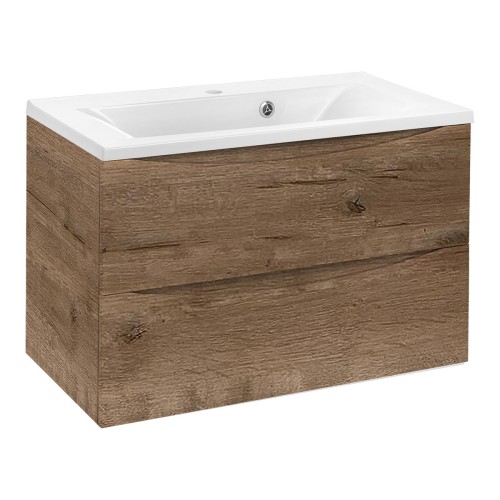 База под раковину Mia 750 подвесная, 2 выкатных ящика soft close