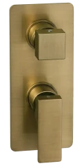 Смеситель для ванны/душа на 2 потока скрытый монтаж (скрытая часть в комплекте) absolute