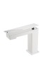Смеситель для раковины низкий Boheme Q White-Chrome