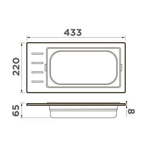 Контейнер Omoikiri DC-01-1-LG
