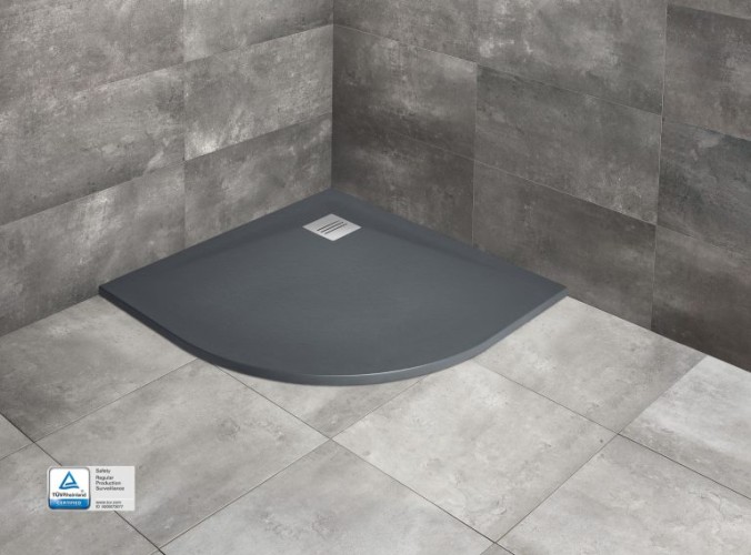 Душевой поддон Kyntos A anthracite Антрацит Stone