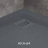 Душевой поддон Kyntos A anthracite Антрацит Stone