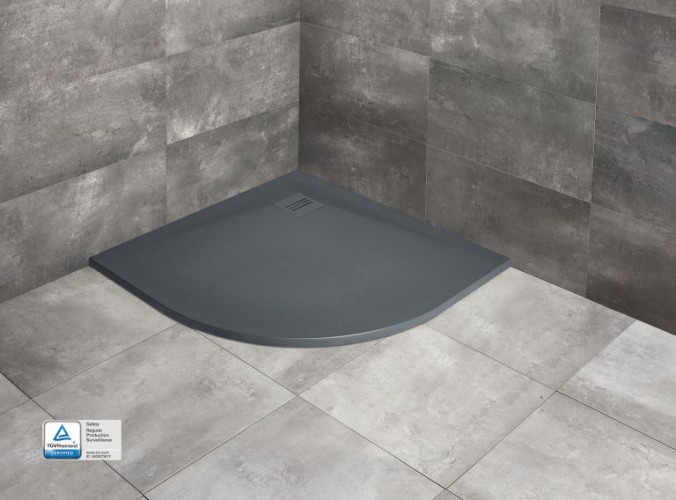 Душевой поддон Kyntos A anthracite Антрацит Stone