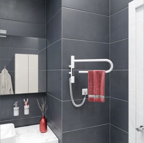 Полотенцесушитель электрический Vincea VTD-1P1 39x25