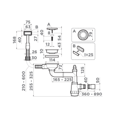 арматура Omoikiri WK-1-IN