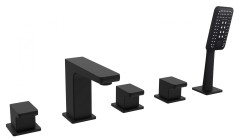Смеситель на борт ванной с душем ALTROBAGNO Ламберто (Lamberto) 020106 MB
