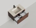 Тумба со столешницей подвесная тумба domino 800