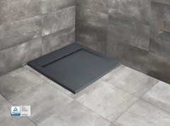 Душевой поддон Teos C anthracite Антрацит Stone