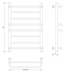 Полотенцесушитель Secado Верона 1 водяной