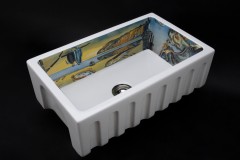 Omoikiri Mikura 76-Dali Natceramic/white