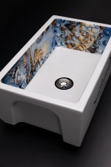 Omoikiri Mikura 76-Dali Natceramic/white